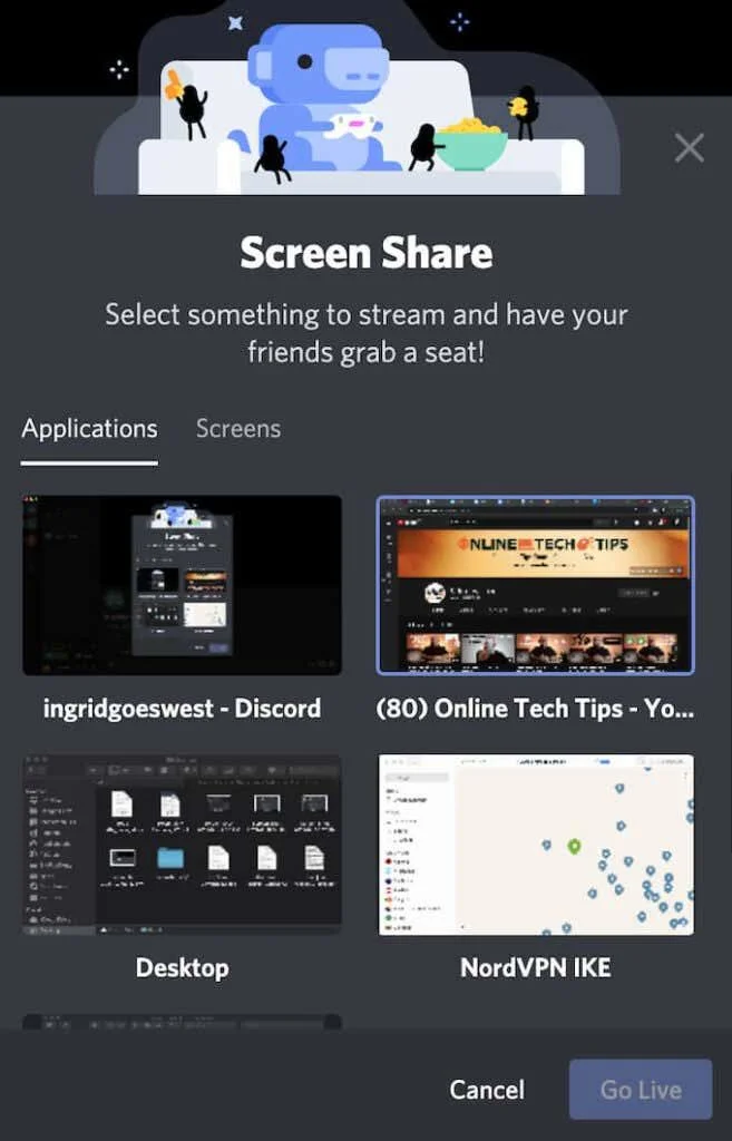 Cum să partajați ecranul pe Discord de pe desktop sau smartphone