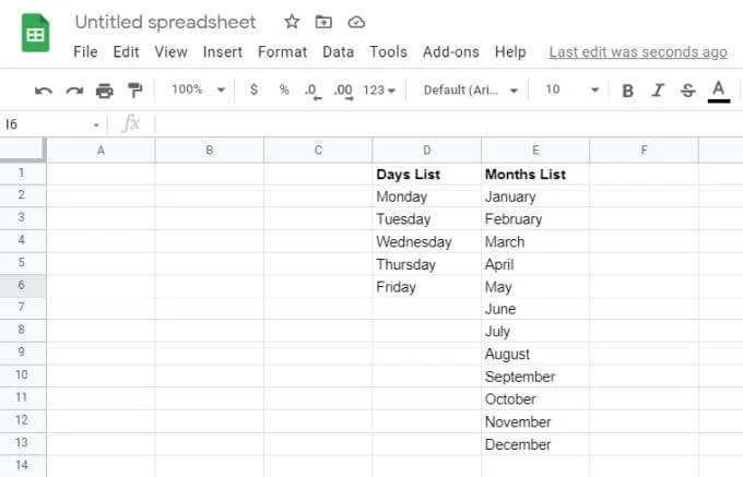 Cum să utilizați listele derulante Google Sheets