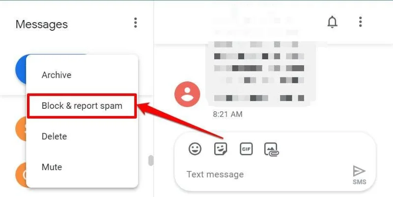Cum să blocați textele pe Android