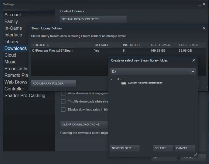 Cara Mengalihkan Permainan Steam ke Pemacu Lain