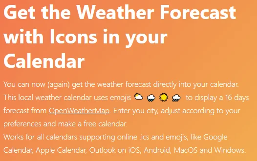 Cum să adăugați vremea la Google Calendar