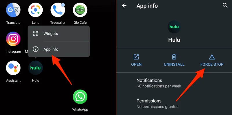 Hulu 오류 코드 RUNUNK13 수정하는 방법
