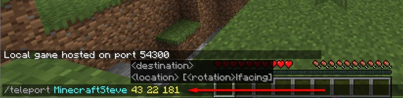 Comment se téléporter dans Minecraft