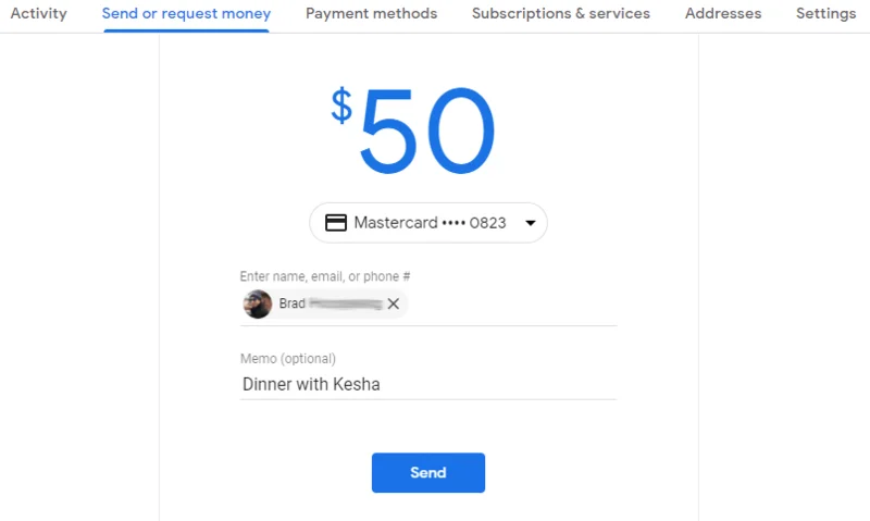 Cara Menghantar Wang Melalui E-mel dengan Google Pay