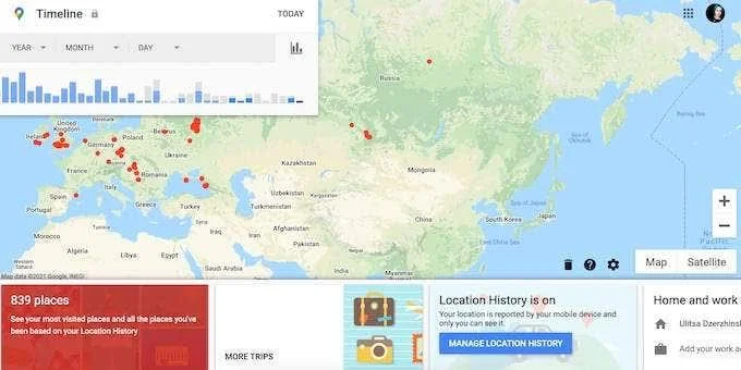 Cara Melihat Sejarah Carian Peta Google Anda