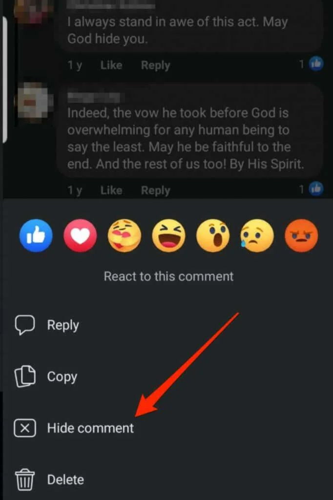 Cum să ascunzi un comentariu pe Facebook și ce se întâmplă dacă o faci