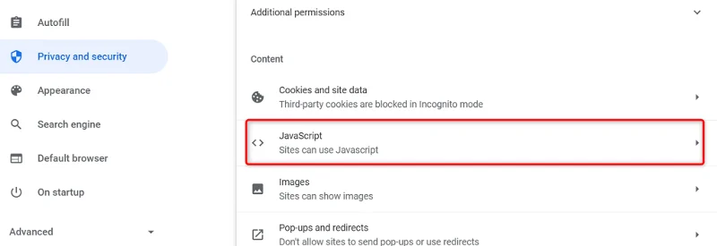 Chromeで画像が読み込まれない問題を修正する方法