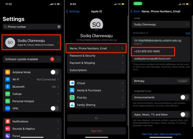Cara Mencari Nombor Telefon Anda pada iPhone dan Android