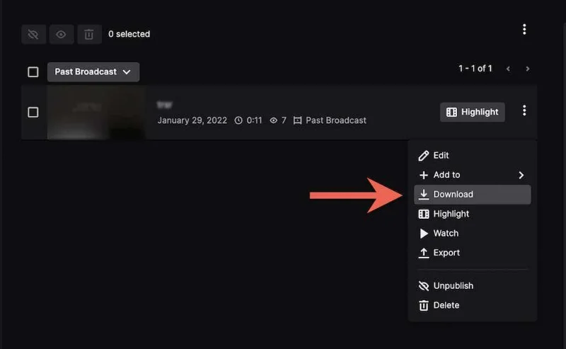 Cum să activați și să descărcați VOD-urile Twitch