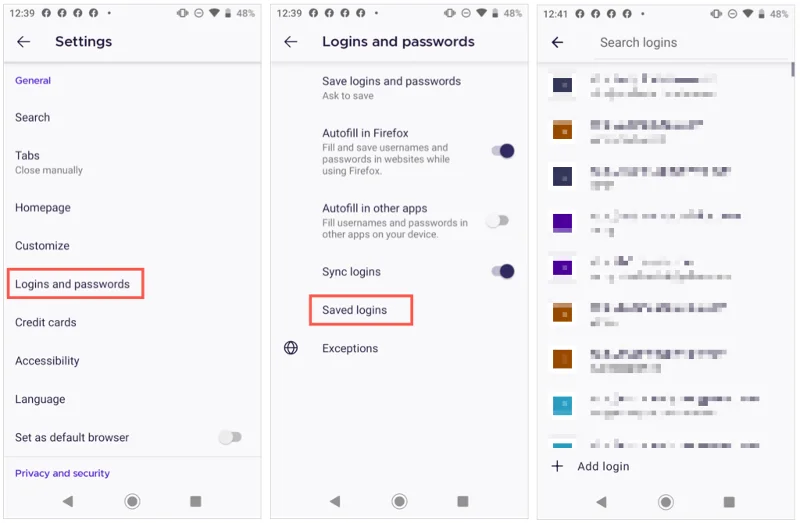 Cum să vizualizați parolele salvate în Firefox