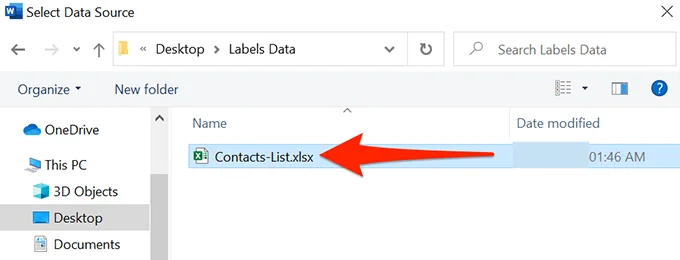 So erstellen Sie Etiketten in Word aus einer Excel-Tabelle