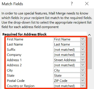 So erstellen Sie Etiketten in Word aus einer Excel-Tabelle