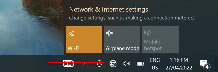 Windows 노트북을 모바일 핫스팟에 연결하는 방법