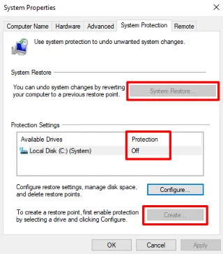 Cum să creați manual un punct de restaurare a sistemului în Windows 10