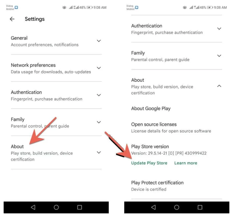 Cum să vă actualizați browserul web pe Android