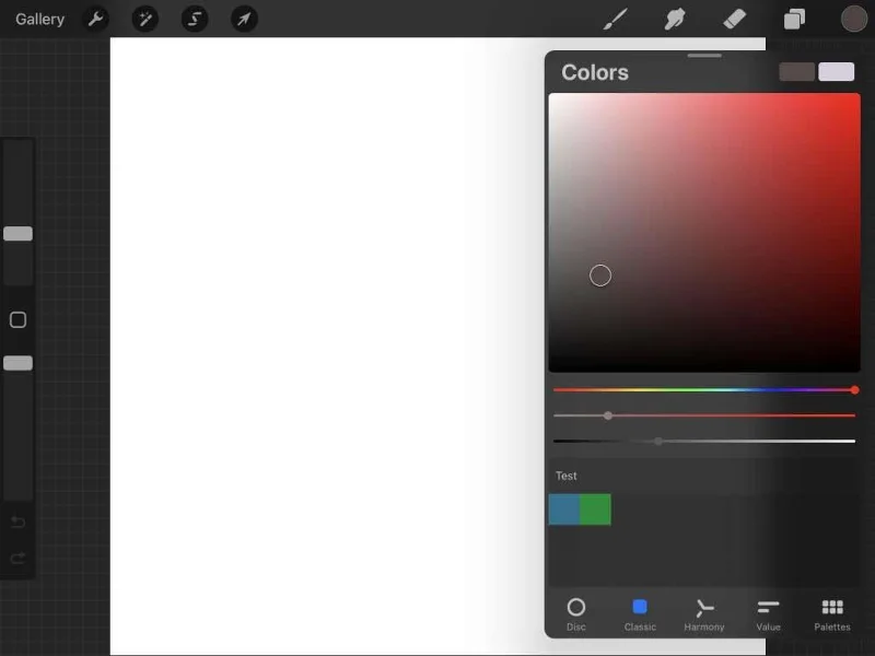 Cum să colorați în Procreate