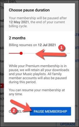 Cara Membatalkan atau Menjeda Langganan YouTube Premium