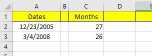Cara Menolak Tarikh dalam Excel