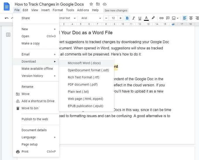 Jak śledzić zmiany w Dokumentach Google