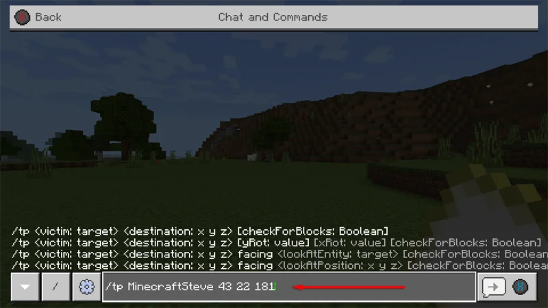 Comment se téléporter dans Minecraft