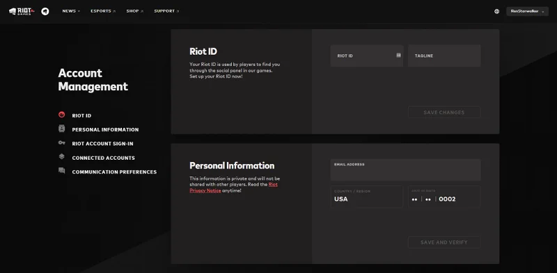 Cara Menukar Nama Pengguna dan Tagline Permainan Riot Anda