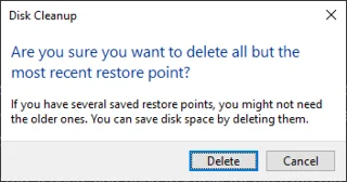 15 moduri de a elibera spațiu pe disc în Windows 10