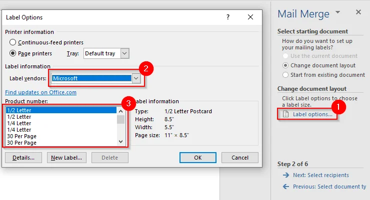 So verwenden Sie den Seriendruck in Word zum Erstellen von Briefen, Etiketten und Umschlägen