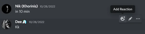Ajouter une réaction sur Discord