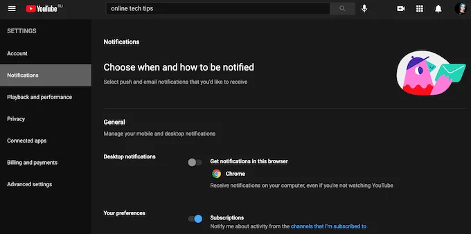 Cara Mematikan dan Mengurus Pemberitahuan YouTube