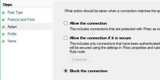 Ajuster les règles et paramètres du pare-feu Windows 10