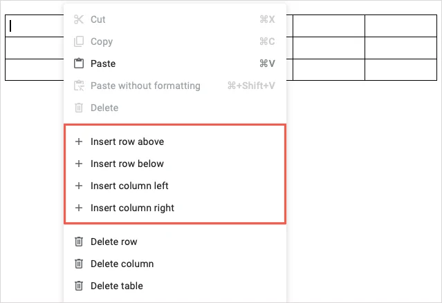 Cum să adăugați, să editați, să sortați și să împărțiți un tabel în Google Docs