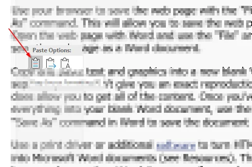 Cum să salvați pagina web în document Word rapid și ușor