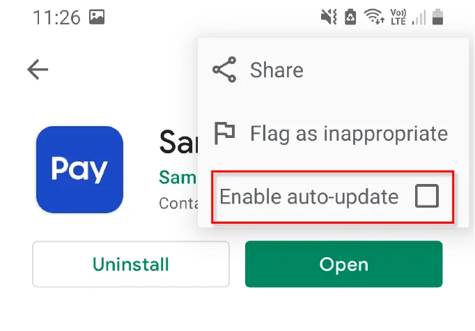 วิธีปิดการใช้งาน Samsung Pay บน Android