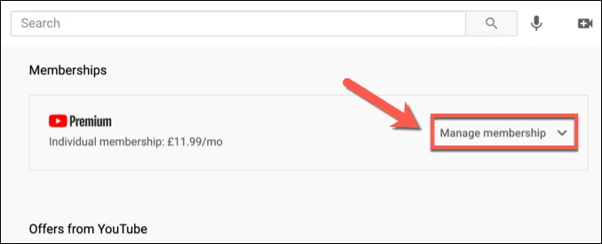 Cara Membatalkan atau Menjeda Langganan YouTube Premium