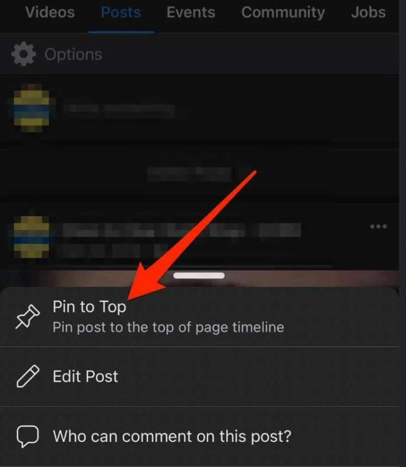 Cum să fixați o postare pe Facebook