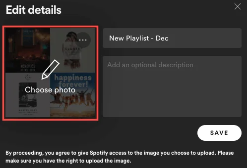 Spotify 재생 목록 표지 사진을 사용자 지정하는 방법