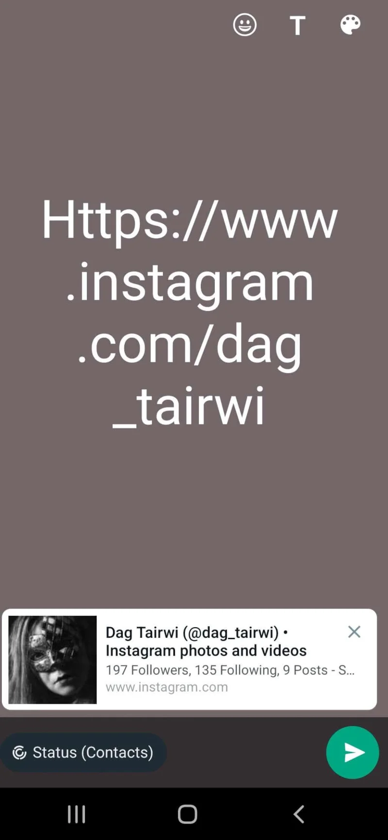 Instagram 프로필 링크를 복사하고 공유하는 방법