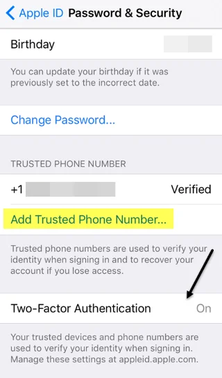 Cara Mendayakan Pengesahan Dua Faktor untuk iCloud pada iOS