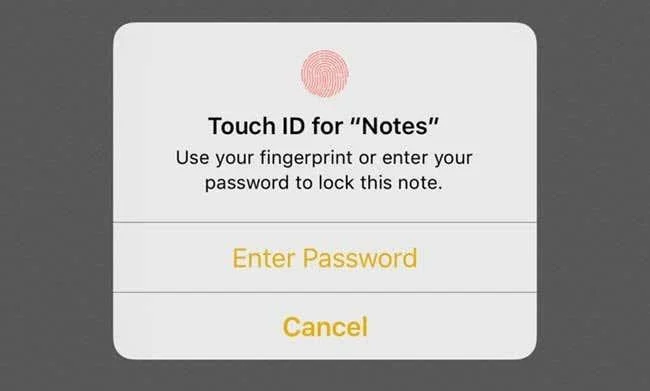 Cara Mengunci Nota dengan Kata Laluan atau Touch ID dalam iOS
