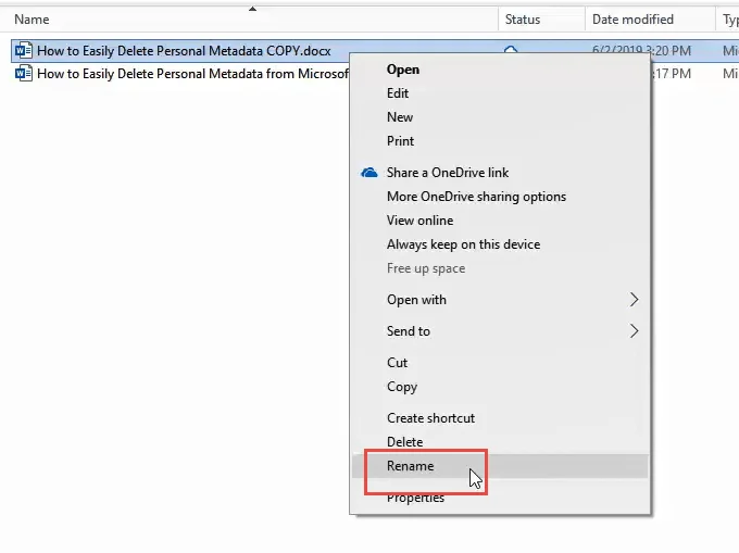 Cara Memadam Metadata Peribadi sepenuhnya daripada Dokumen Microsoft Office