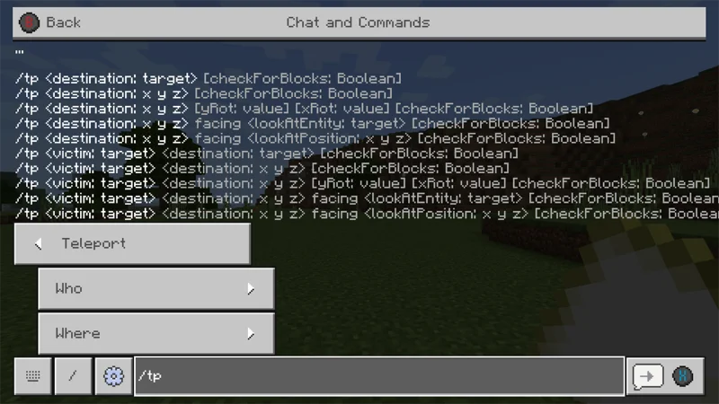 Comment se téléporter dans Minecraft