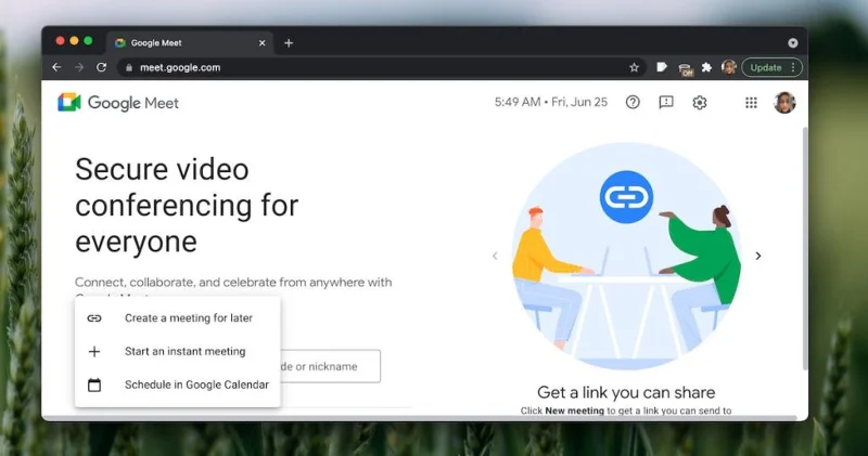 Cara menjadwalkan rapat Google Meet