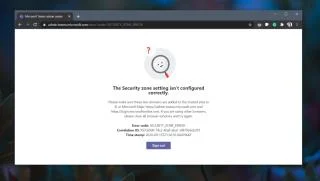 Kesalahan Pengaturan Zona Keamanan Tim Microsoft - Inilah Cara Memperbaikinya