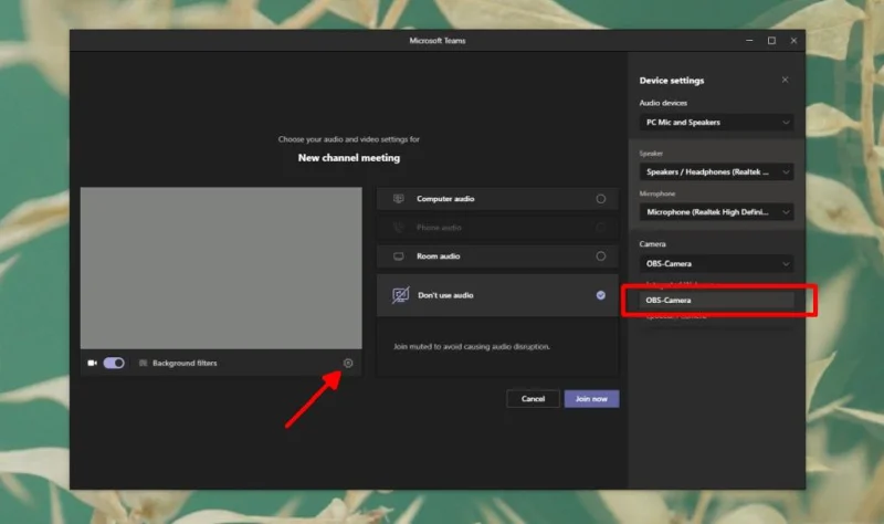 Microsoft Teams: berbagi beberapa layar dalam rapat