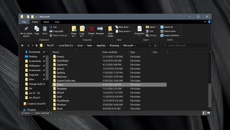 Cara Memperbaiki Kode Kesalahan Tim Microsoft 6