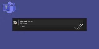 Cara mengaktifkan/menonaktifkan tanda terima baca Microsoft Teams
