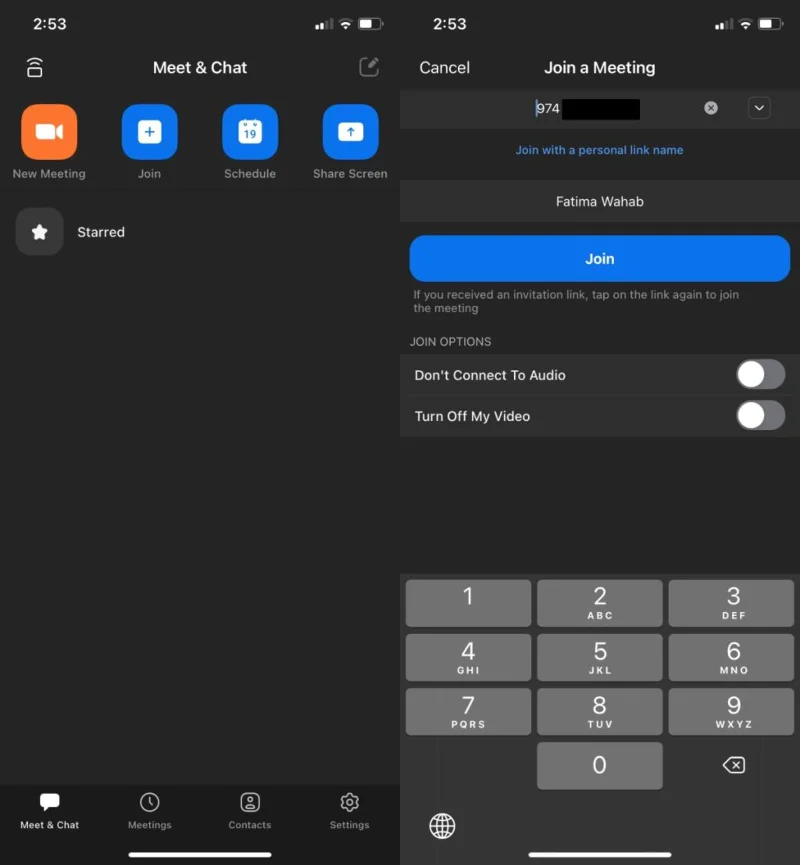 Cara bergabung ke rapat Zoom: login dengan kata sandi