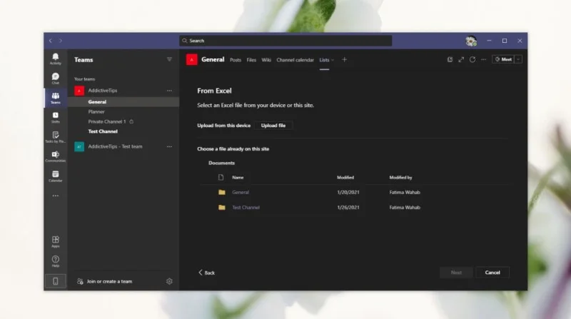 Cara mengatur dan menggunakan daftar Microsoft Teams