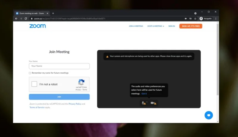 Cara bergabung ke rapat Zoom: login dengan kata sandi