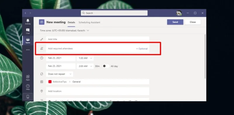 Cara mengirim undangan rapat Microsoft Teams